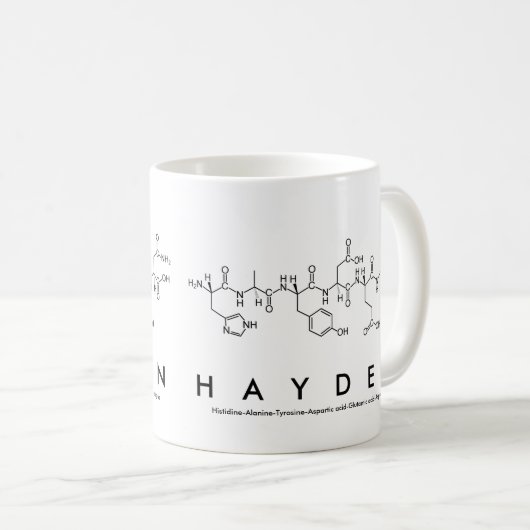 Hayden-Peptid-Tasse Kaffeetasse (VorderseiteRechts)
