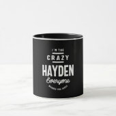 Hayden Personalisiert Name Birthday Gift Tasse (Zentrum)