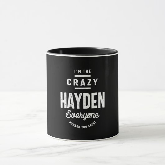 Hayden Personalisiert Name Birthday Gift Tasse (Zentrum)