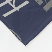 Hayden personalisierter Name Grün Blau graue Decke (Ecke)