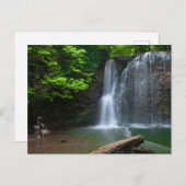 Hayden Run Falls in Spring, Columbus, Ohio Postkarte (Vorne/Hinten)