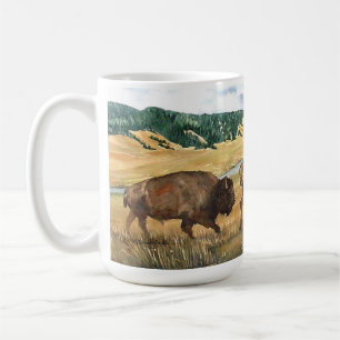 Hayden Tal-Bison-Yellowstone Nationalpark Kaffeetasse