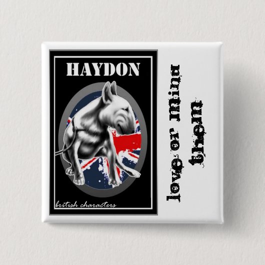Haydon Pin Button (Vorderseite)