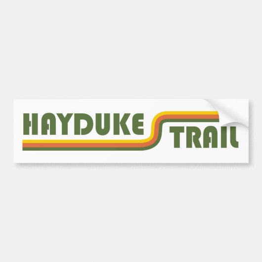Hayduke Trail Autoaufkleber (Vorne)