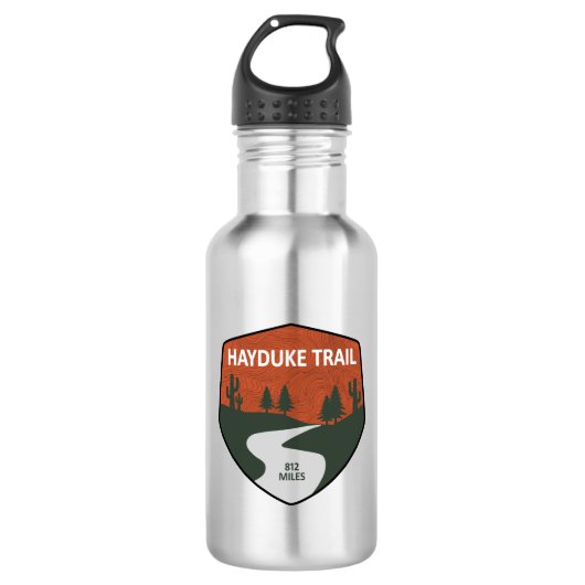 Hayduke Trail Edelstahlflasche (Vorderseite)