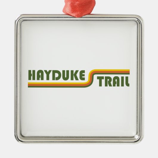 Hayduke Trail Ornament Aus Metall (Vorne)