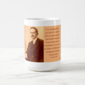 Hayek auf zentraler Planung Kaffeetasse (Mittel)