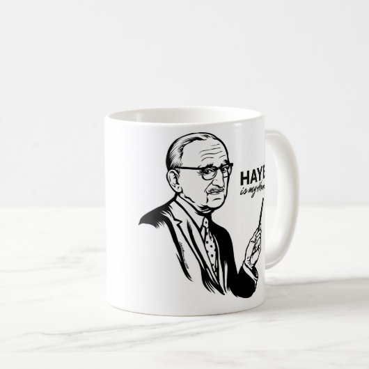 Hayek ist meine Homeboy-Tasse Kaffeetasse (VorderseiteRechts)