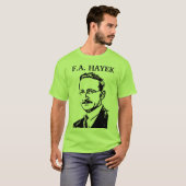 Hayek Monochrom T-Shirt (Vorne ganz)
