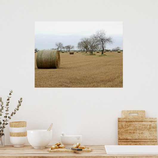 Hayernte-Poster Poster (Küche)