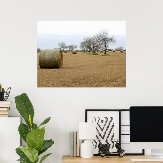 Hayernte-Poster Poster (Heimbüro)