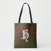 Hayes Clan Tartan Monogram Tasche (Vorderseite)