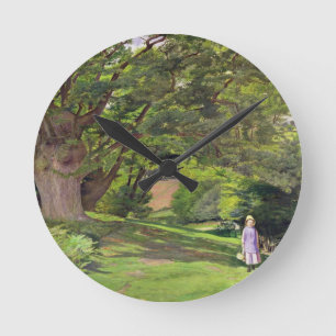 Hayes-Common, 1852-53 (Öl auf Leinwand) Runde Wanduhr