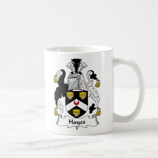 Hayes-Familienwappen Kaffeetasse (Rechts)