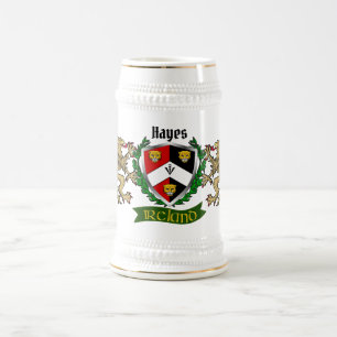 Hayes Irish Shield Beer Stein Bierglas
