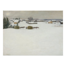 Haylast | Pekka Halonen Winterlandschaft