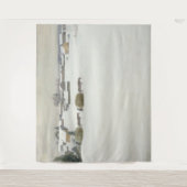 Haylast | Pekka Halonen Winterlandschaft Wandteppich (Vorderseite)