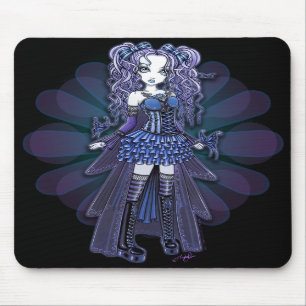 "Haylee" lila Tätowierungs-Schmetterlings-Fee Mousepad