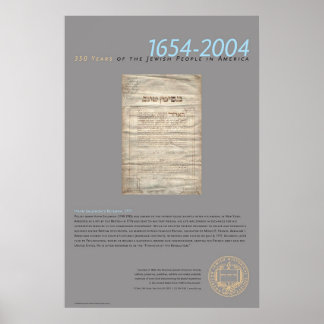 Haym Salomons Ketubah, 1777 Poster