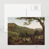 Haymaker, die vor Ort picken Postkarte (Vorne/Hinten)