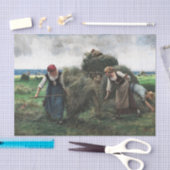 Haymaking von Julien Dupre Seidenpapier (Handwerk)