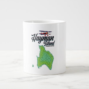 Hayman Island Vintage Reiseplan. Jumbo-Tasse