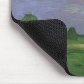 Hayricks an der Dämmerung, 1899 Mousepad (Ecke)