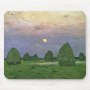 Hayricks an der Dämmerung, 1899 Mousepad