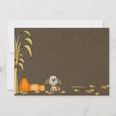 Hayrides für Verkaufs-Einladung Einladung (Rückseite)