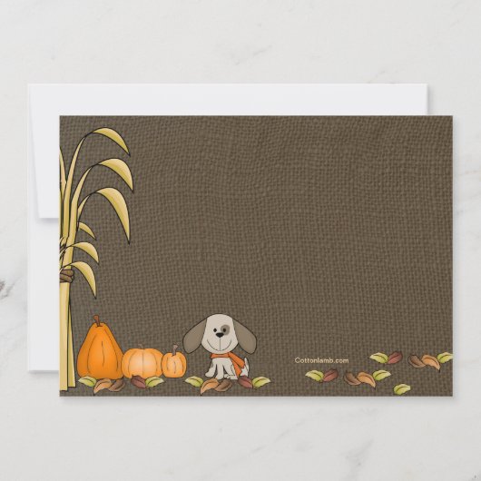 Hayrides für Verkaufs-Einladung Einladung (Rückseite)