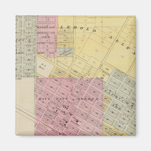 Hays City, Kansas Magnet (Vorne)