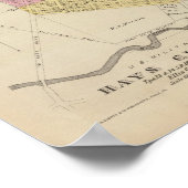 Hays City, Kansas Poster (Ecke)