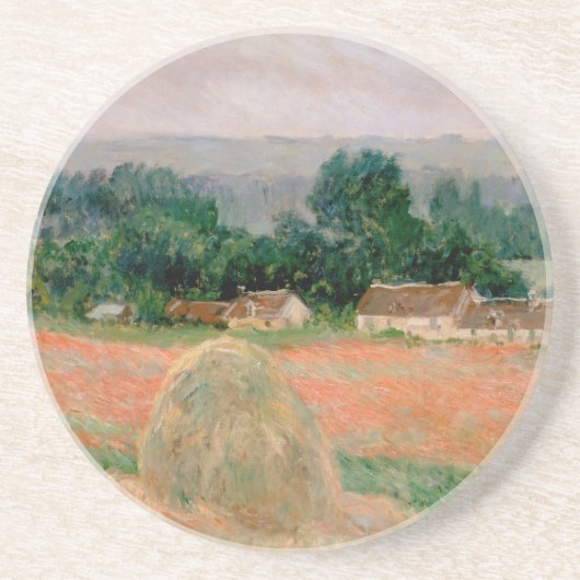 Haystack at Giverny - Claude Monet - 1886 Getränkeuntersetzer (Vorne)