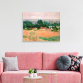Haystack at Giverny - Claude Monet - 1886 Leinwanddruck (Insitu (Wohnzimmer))