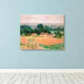 Haystack at Giverny - Claude Monet - 1886 Leinwanddruck (Insitu (Holzboden))