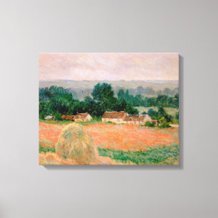 Haystack at Giverny - Claude Monet - 1886 Leinwanddruck
