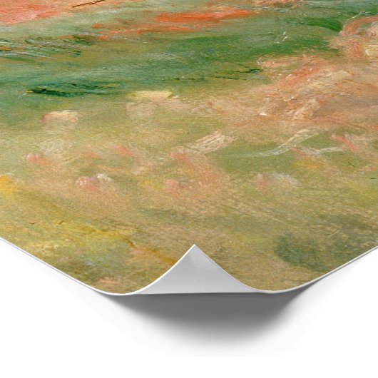 Haystack at Giverny - Claude Monet - 1886 Poster (Ecke)