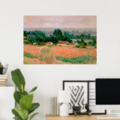 Haystack at Giverny - Claude Monet - 1886 Poster (Heimbüro)