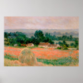 Haystack at Giverny - Claude Monet - 1886 Poster (Vorne)