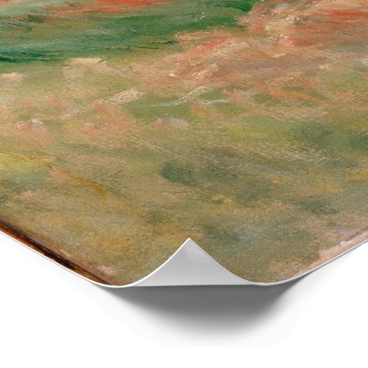 Haystack bei Giverny Poster (Ecke)