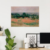Haystack bei Giverny Poster (Heimbüro)