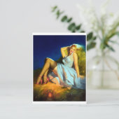 Haystack Button Up Postkarte (Stehend Vorderseite)