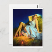 Haystack Button Up Postkarte (Vorne/Hinten)