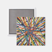 Haystack im Weißen Magnet (Vorderseite/Rückseite)