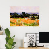 Haystack in Giverny,1886 Poster (Heimbüro)