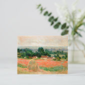 Haystack in Giverny, Claude Monet Postkarte (Stehend Vorderseite)