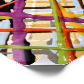 Haystack in Lila perfektem Poster (Ecke)