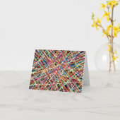 Haystack in Red Blank Notecard Karte (Gelbe Blume)