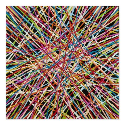Haystack in Red Perfect Poster (Vorderseite)