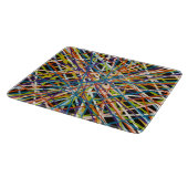 Haystack in Schwarz 6 x 7 Deko Glasschneidplatine Schneidebrett (Ecke)